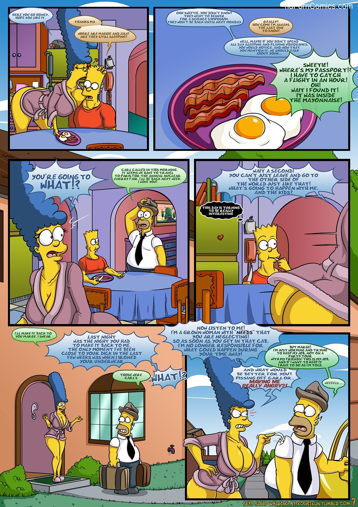 The Simpsons - Sexy Sleep Walking8 free sex comic